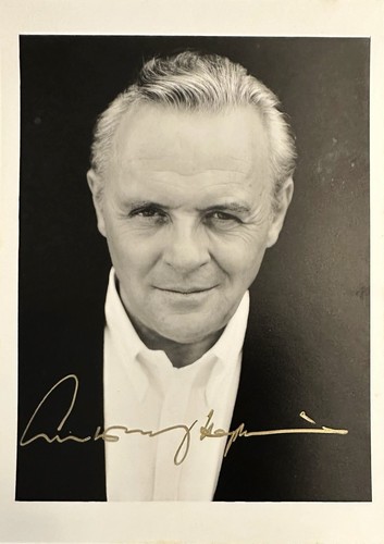 Anthony hopkins signed auto - anthony,