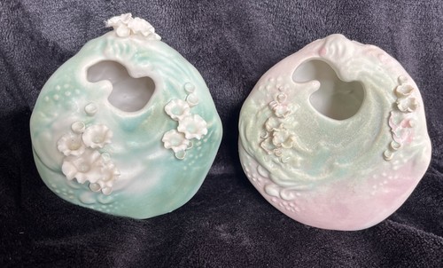 Two vintage chessell pottery - vintage,