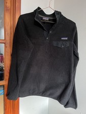 Patagonia Synchilla Black T Snap Fleece Jacket M/10