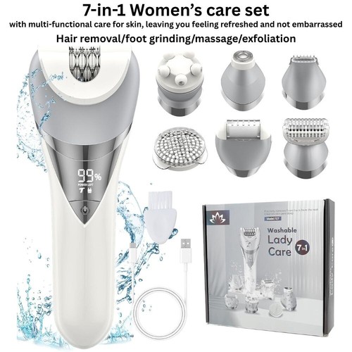 Electric shaver razor - 7-in-1,