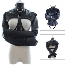 BDSM Bondage Leg/Arm Binder Behind Back Straight Jacket Armbinder Asylum Slave