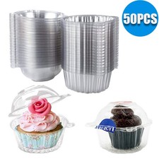 50Pc Plastic Cupcake Muffin