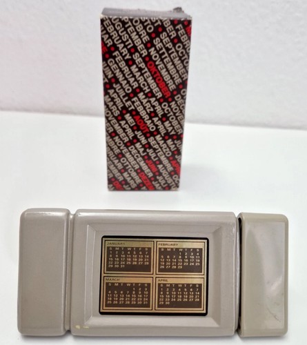 Vintage avon calendar - vintage, decanter