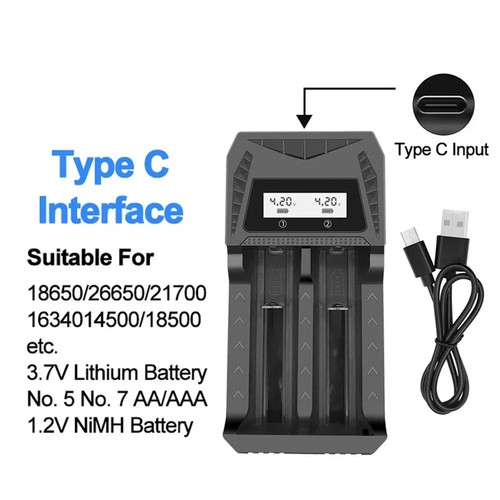 Battery charger display - charger, w/