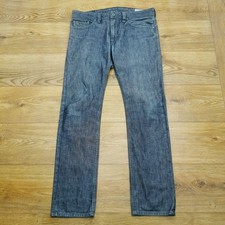 Diesel Thanaz Jeans Mens W34 L32 Blue Slim Fit Leg Denim Zip Italy 008LP