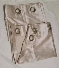 1 Pairs Blush Light pink window Eyelets curtains drop 54"inchwidth 66"inch New