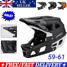 Full Face Helmet Detchable Washable Lightweight Mountain Bike Helmet for BMX New