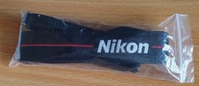 Nikon Genuine Vintage Black and Red Camera Shoulder neck Strap