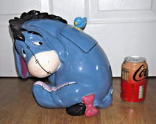 Gorgeous Vintage Disney Winnie-The-Pooh Eeyore & Bluebird Large Cookie Jar ?