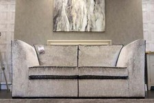Duresta Hermitage Eton Velvet Classic Back Large 2 Seat Sofa