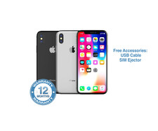 Apple iPhone X Unlocked 64GB 256GB Grey Silver Pristine A++ Condition 1 Year