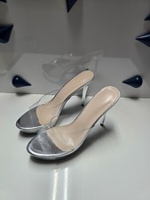 Thin High Heels Sexy Women's Summer Sandals Catwalk Platform Transparent US 9