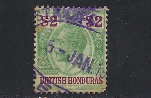 Old stamp from british - from,