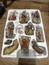 11 Piece Hand-painted Nativity Figurine Set Nativity Scene Set