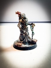 Warhammer 40k Kitbashed Female Inquisitor model