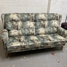 Modern HSL Wingback High Back Sofa 3 Seater Excellent Condition