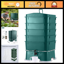 5-Tray Worm Composter Bin -