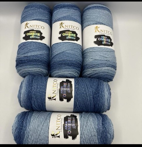 Knitco ombré glitter 200g - ombré,