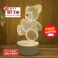 3DCreative Bear Lamp Acrylic