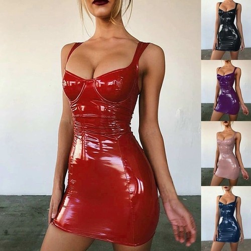 Women latex faux - women's,