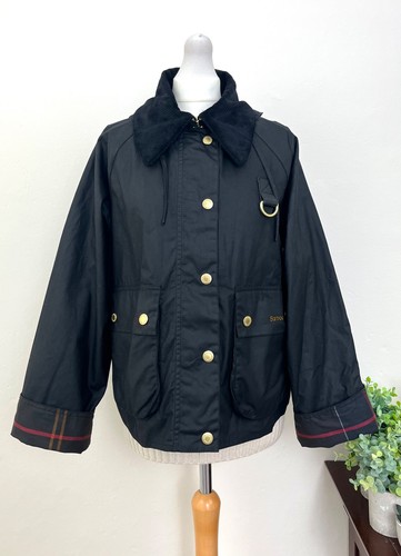 New barbour black reighton wax - barbour,