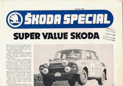 Skoda special autumn 1975 - skoda,