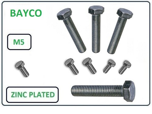 5mm hexagon bolts - hexagon, fully