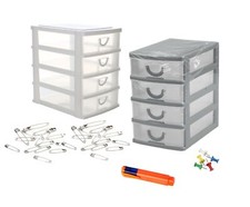 2 Mini Desktop Drawer Units 4
