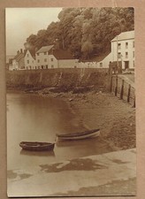View of Minehead harbour, Somerset. Original c.1910 photograph