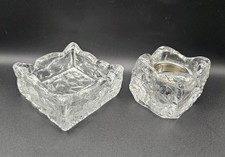 Vintage Clear Glass Ice Effect
