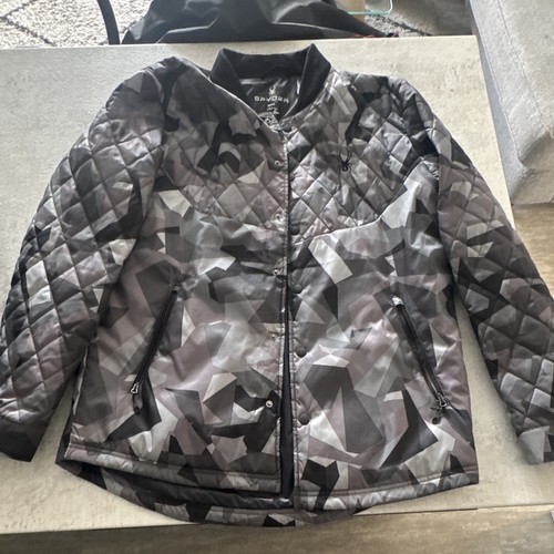 Spyder grey black geometric - spyder, grey/black