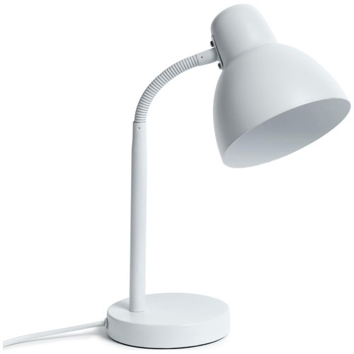 White desk lamp - desk, habitat