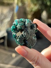 Dioptase Crystal Gemmy Emerald