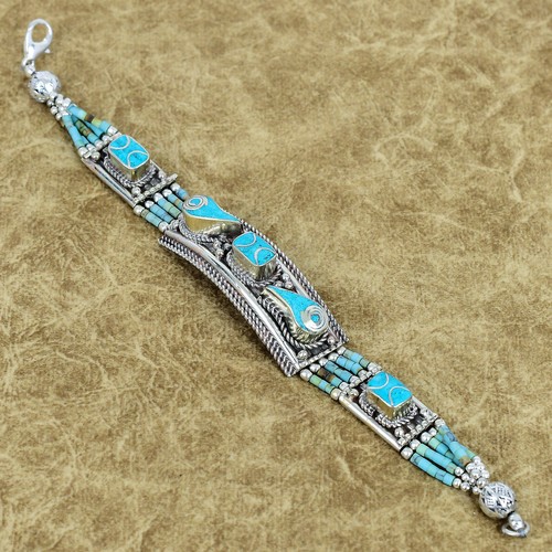 Natural tibetan turquoise - natural,