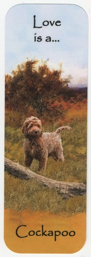 Cockapoo dog bookmark same - bookmark,