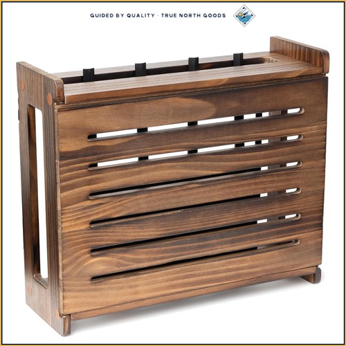 Pine router storage - pine, with