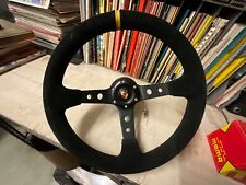 PORSCHE MOMO STEERING WHEEL RACING WITH BOSS KIT 912 911 928 ALCANTARA
