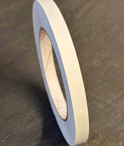 10mm white gloss - gloss, stripe