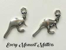 10 x Tibetan Silver KANGAROO