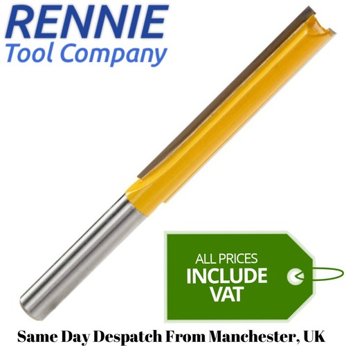 8mm shank straight flute - 8mm,