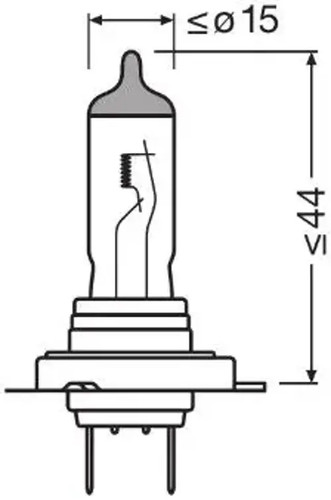 Bulb px26d 64210 osram - bulb,