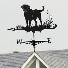 Iron Weather Vane Farm Black