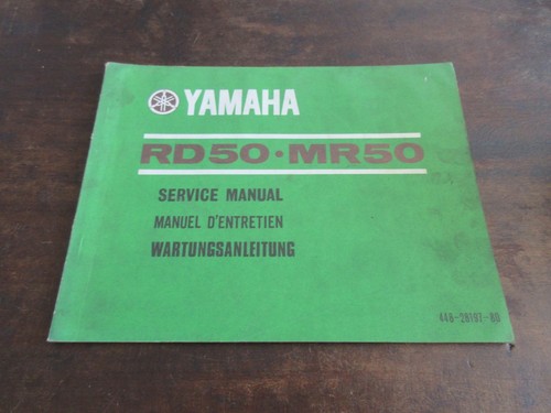 Yamaha rd50 mr50 1973 - mr50, service