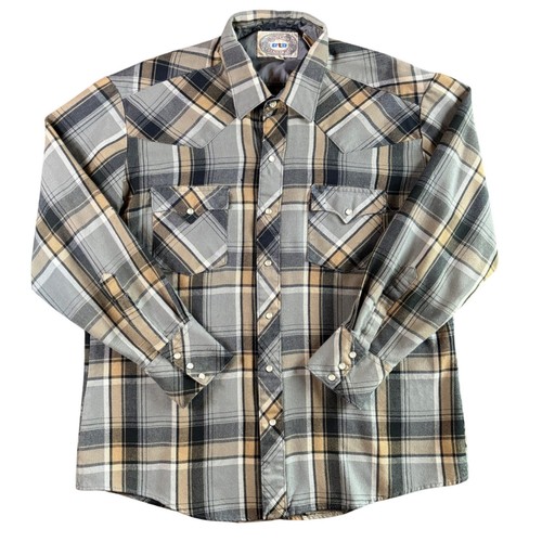 Distressed western wear plaid - distressed,