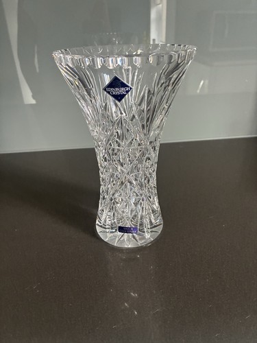 Boxed edinburgh crystal vase - crystal,