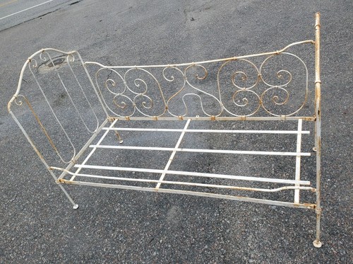 Vintage french iron folding - vintage,