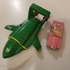 Vintage Matchbox Thunderbird 2 and Fab 1 Die Cast 1992 