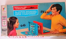 Vintage 1971 Battleship Board