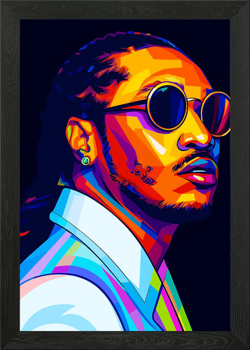 Colorful portrait future - a,