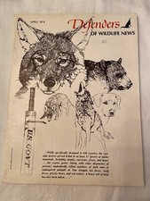 1974 DEFENDERS OF WILDLIFE